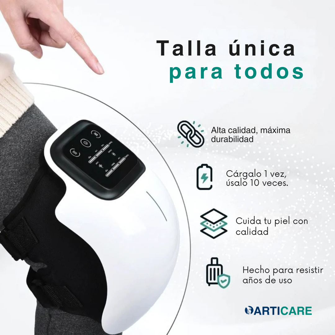 Masajeador Térmico Articular con Luz Roja y Vibración