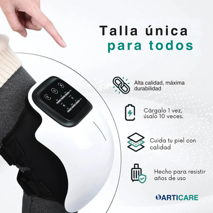 Masajeador Térmico Articular con Luz Roja y Vibración